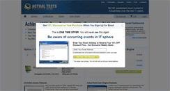 Desktop Screenshot of actualtests.com