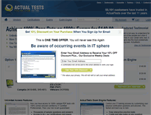 Tablet Screenshot of actualtests.com